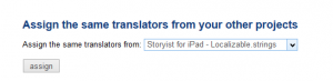 Assign the same translators